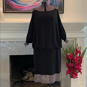 Betsy & Adam Custom Cold Shoulder Dress